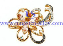 Gold plated نگستن alloy gold jewelry