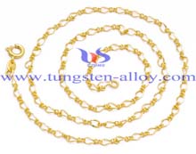 Plaqué or alliage de tungstène bijoux en or