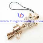 Gold plated tungsten ornament