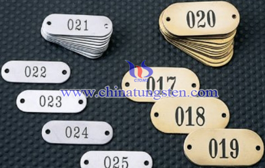 stock equipment tungsten tag image