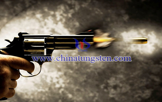 tungsten alloy gunshot bullet core image