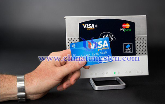 tungsten contactless credit card image