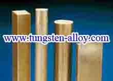 tungsten copper alloy bar picture