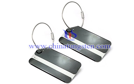 tungsten luggage tag image