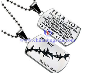 tungsten military god tag image