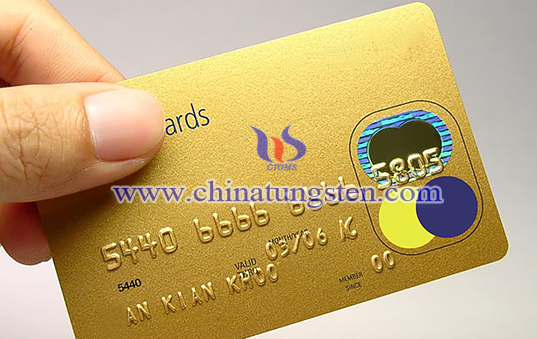 tungsten secured card image