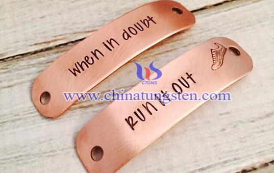 tungsten shoe ID tag image